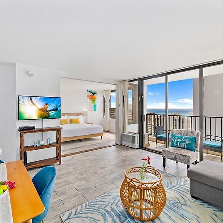 1Br With Great Ocean Views, 1 Block To Waikiki Beach ホノルル エクステリア 写真