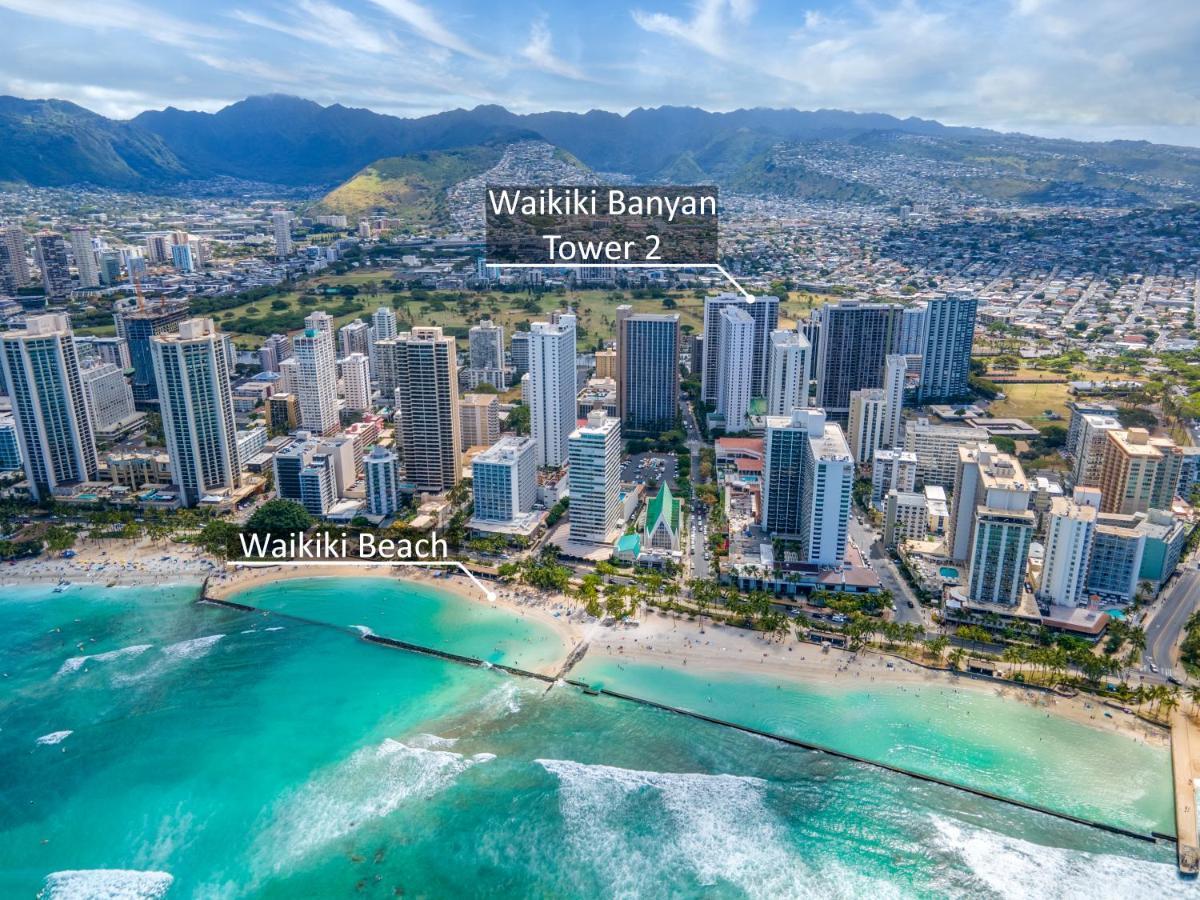 1Br With Great Ocean Views, 1 Block To Waikiki Beach ホノルル エクステリア 写真