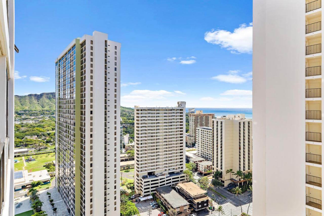1Br With Great Ocean Views, 1 Block To Waikiki Beach ホノルル エクステリア 写真